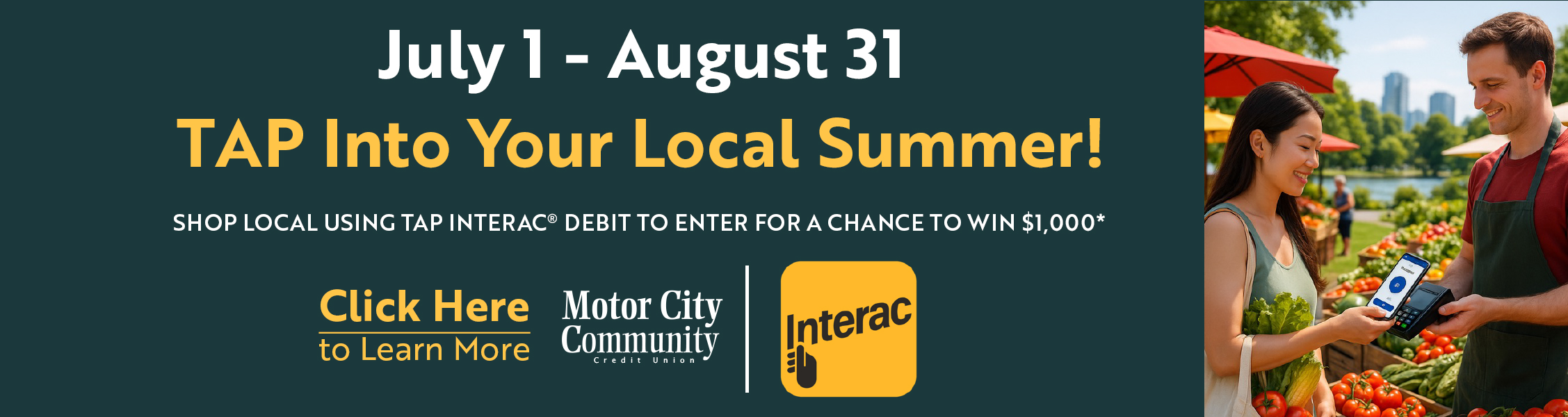 Interact Tap Banner