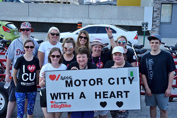 MCCCU employees supporting Big Bike